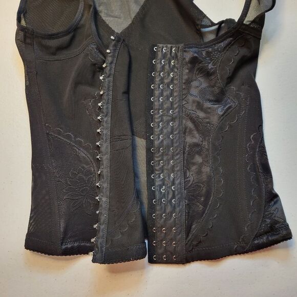 Black Underbust front closure shapewear Women's Size XL - Picture 6 of 14